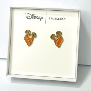 Baublebar x Disney Earrings Pumpkin Pie Mickey Earrings NIB - Fall Thanksgiving